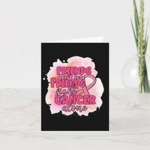 Cartão Amigos não deixam amigos lutarem sozinhos contra o