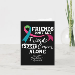 Cartão Amigos não permitem que amigos lutem o Cancer