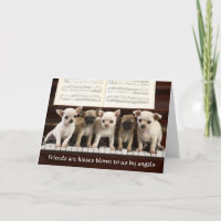 Amigos São Angels Chihuahua Puppy Greeting Card
