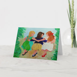 Cartão Amigos são como Anjos