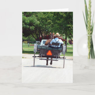 Cartão Amish Viagem