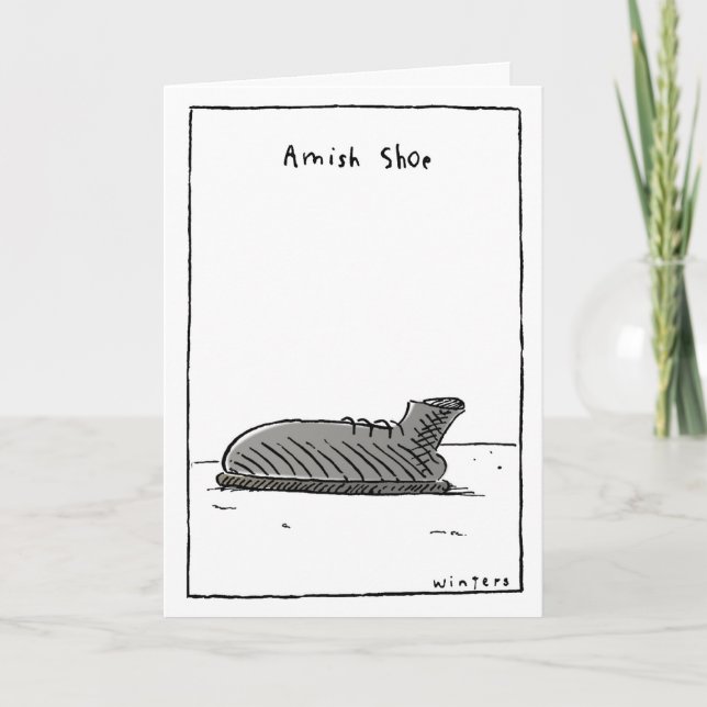 Cartão AmishShoe (Frente)