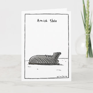 Cartão AmishShoe