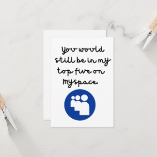 Cartão Amizade/Cartão de Aniversário do MeuEspaço Nostálg