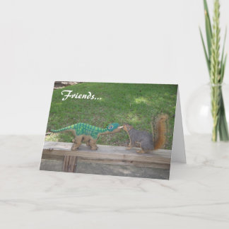 Cartão Amizade e loucos