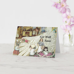 Cartão amizade se recupere em breve