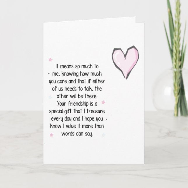 CARTÃO AMIZADE VERDADEIRA ***ANIVERSÁRIO FELIZ**** (Frente)