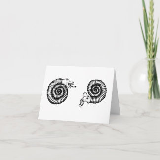 Cartão Ammonite Snakestone
