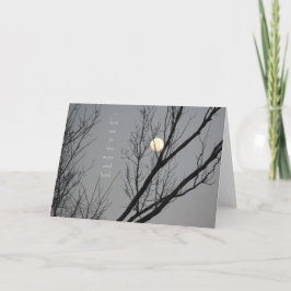 Cartão Amo-te à lua e às costas, vazio