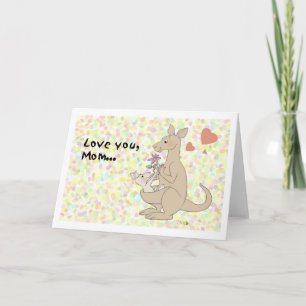 Cartão Amo-te, mãe...