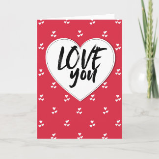Cartão Amo você