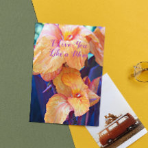 Amo Você Como uma Mãe Floral Dia das Mães