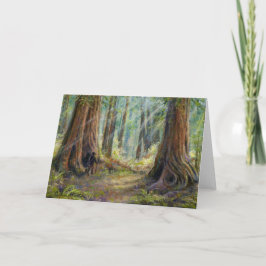 Cartão “Amongst the Redwoods”