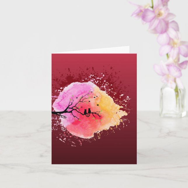 Cartão Amor (Orquídea)