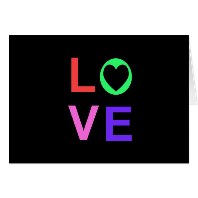 Cartão Amor (Frente Horizontal)