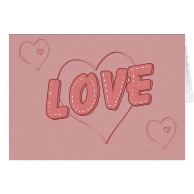 Cartão Amor (Frente Horizontal)