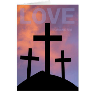 Cartão AMOR - 5:8 dos romanos