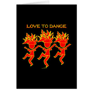 Cartão Amor a dançar