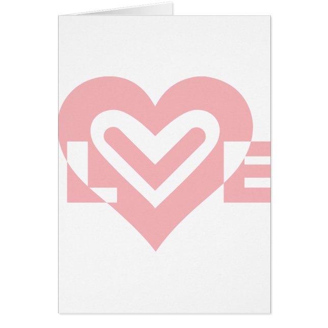 Cartão Amor a Rosa (Frente)