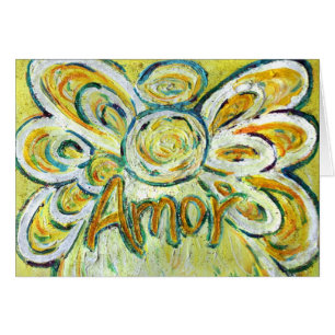 Cartão Amor Angel Green Card