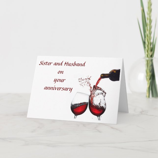 CARTÃO *AMOR ANIVERSÁRIO* IRMÃ/MARIDO (Frente)