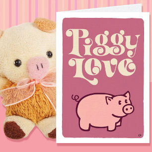 Cartão Amor ao Vazio dos porcos