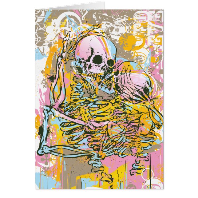 Cartão Amor após a morte (Frente)