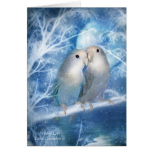 Cartão Amor ArtCard do inverno