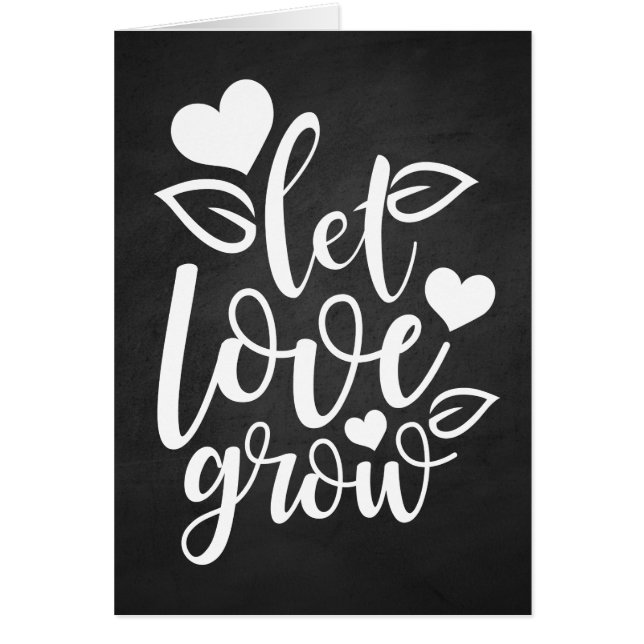 Cartão Amor Black Chalkboard Pensando em seu casamento (Frente)