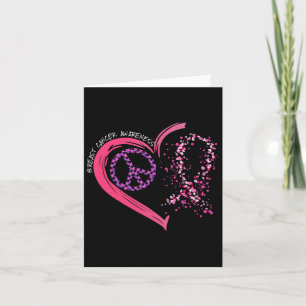 Cartão Amor Carnudo Corado Fita Rosa Cancer Mama Awaren