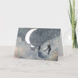 Cartão Amor celeste