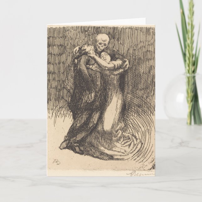 Cartão Amor Consagrado (por Paul-Albert Besnard) (Frente)