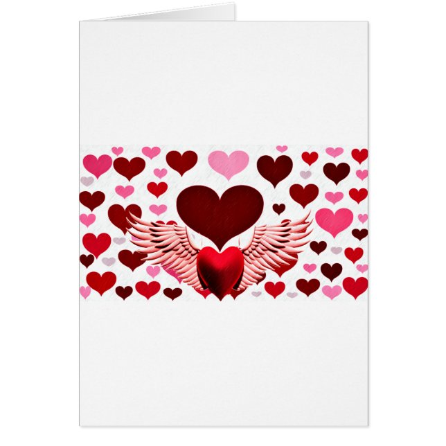 Cartão Amor,Coração a Coração_ (Frente)