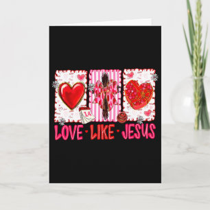 Cartão Amor Cristão Como Jesus Dia dos Namorados Homens M