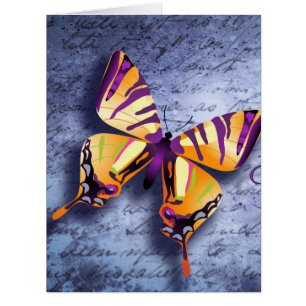 Cartão Amor da borboleta