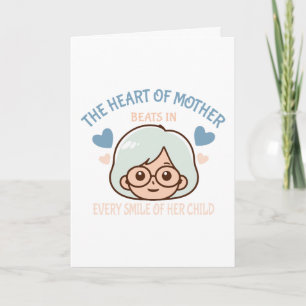 Cartão amor da mãe sentida - dia de as mães