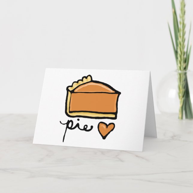 Cartão Amor da torta! (Frente)
