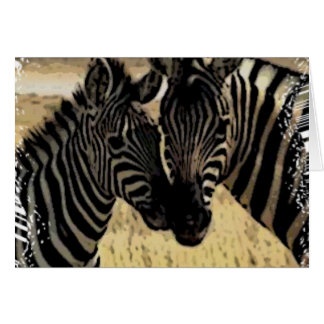 CARTÃO AMOR DA ZEBRA
