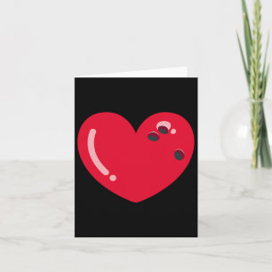 Cartão Amor de Boliche Byll Corações Amante de Boliche Di