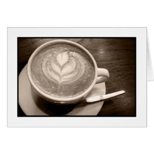 Cartão amor de café