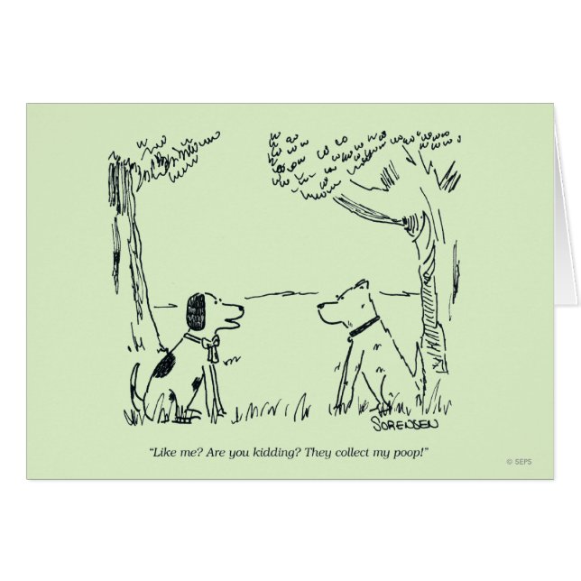 Cartão Amor De Cão (Frente Horizontal)