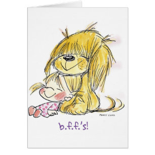 Cartão Amor de filhote de cachorro FL-002