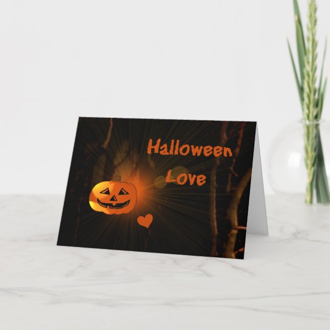 Cartão Amor de Halloween (Frente)