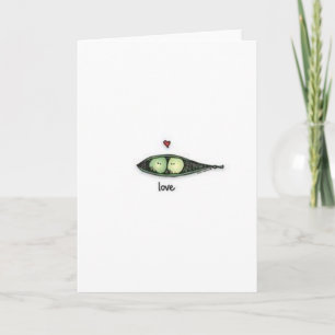 Cartão Amor de Peapod