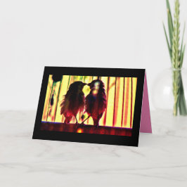 Cartão Amor de Tentilhão