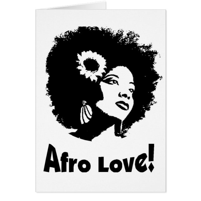 Cartão Amor do Afro (Frente)