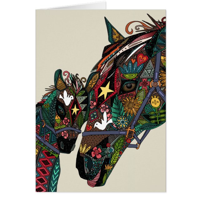 Cartão amor do cavalo (Frente)