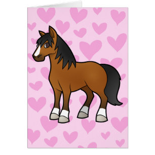 Cartão Amor do cavalo
