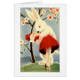 Cartão Amor do coelho