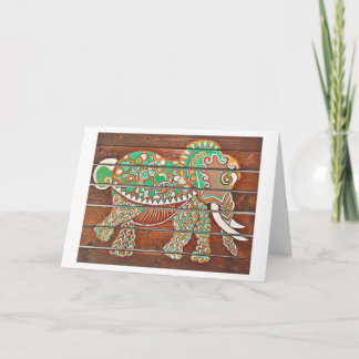 Cartão Amor do elefante